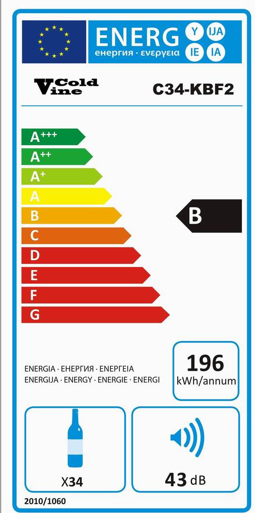 Винный шкаф cold vine c34 kbf2